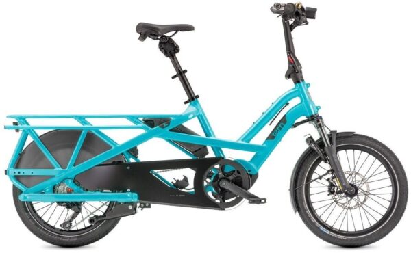 1 Tern GSD S10 – Vélo Cargo Électrique Bosch Cargo Line – Jusqu’à 195 km d’autonomie – 200 kg de charge utile