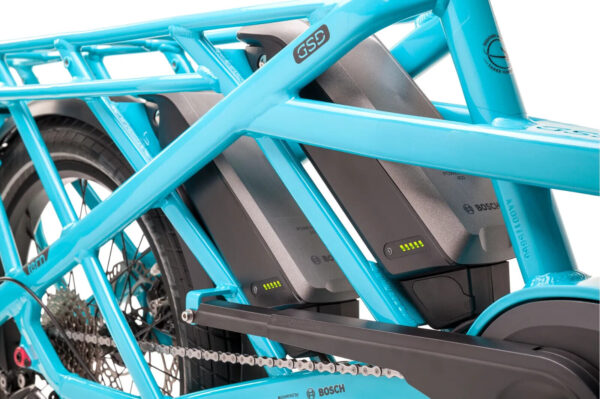 2 Tern GSD S10 – Vélo Cargo Électrique Bosch Cargo Line – Jusqu’à 195 km d’autonomie – 200 kg de charge utile
