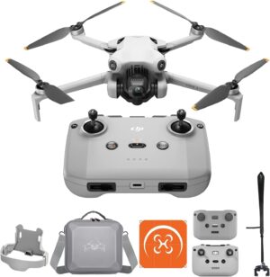 DJI Mini 4 Pro – Drone Ultra-Léger <249 g avec Télécommande RC-N2 et Accessoires – Caméra 4K/60fps HDR – 48 MP