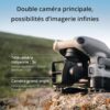 DJI Air 3 – Drone Double Caméra (Grand-Angle & Télé Moyenne Focale) avec Radiocommande RC-N2 – 48 MP – 4K HDR/60 ips
