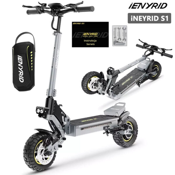 IENYRID S1 Trottinette Électrique 800W – 10 Pouces Pliable Offroad 48V 15Ah